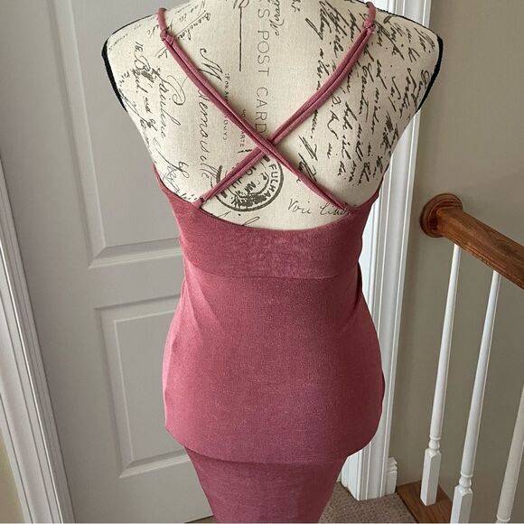 Lulu’s Dreamy Date Rose Pink Midi Dress - Picture 5 of 7